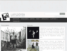 Tablet Screenshot of latszoter.hu